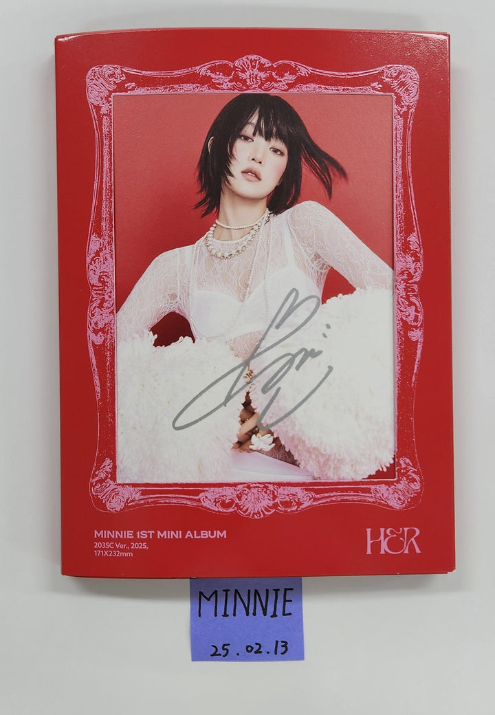 Minnie "Her" - Hand Autographed(Signed) Promo Album [25.2.13]