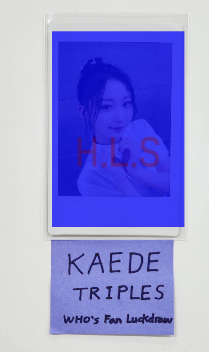 KAEDE (Of Triples) Object Music Album - Who's Fan Cafe Lucky Draw Event Polaroid [25.2.13]