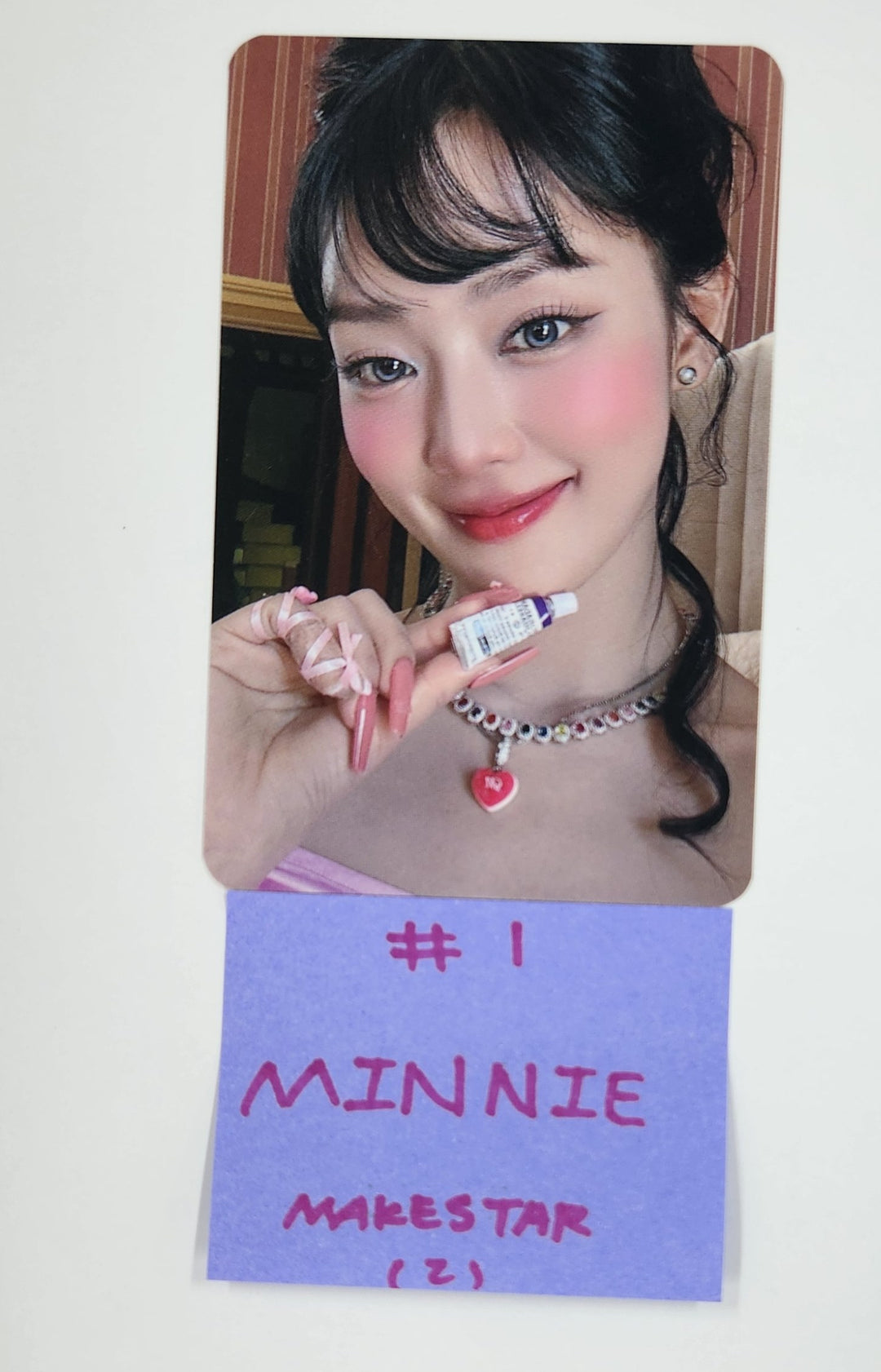 Minnie (of (G)I-DLE) "Her" - Makestar Fansign Event Photocard Round 2 [25.2.13]