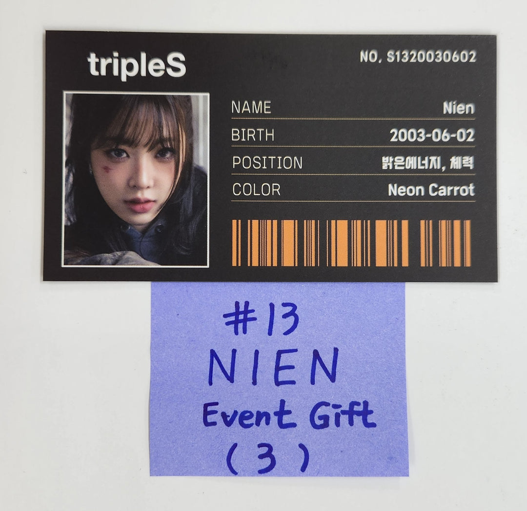 TripleS Objekt Music Album - Who's Fan Cafe Lucky Event Gift ID Photocard [25.2.13]