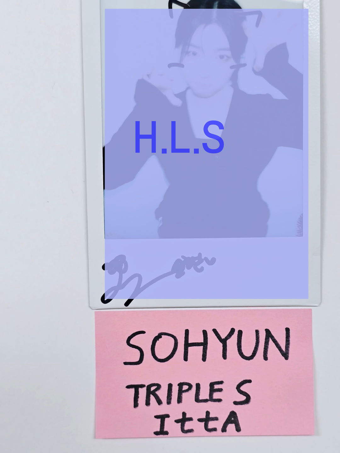 Sohyun (Of Triples) Object Music Album - Hand Autographed(Signed) Polaroid [25.2.14]