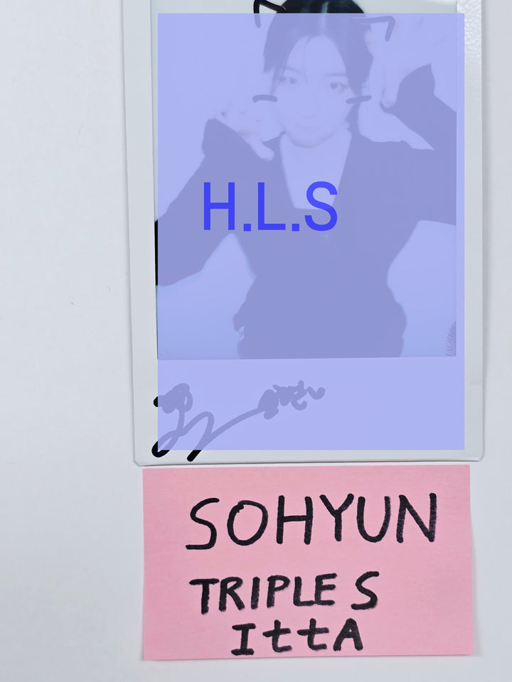 Sohyun (Of Triples) Object Music Album - Hand Autographed(Signed) Polaroid [25.2.14]