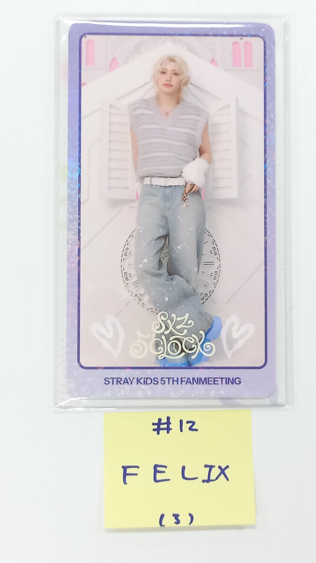 Stray Kids "SKZ 5'Clock" 5th Fanmeeting - Official Special Trading Card [25.2.14]