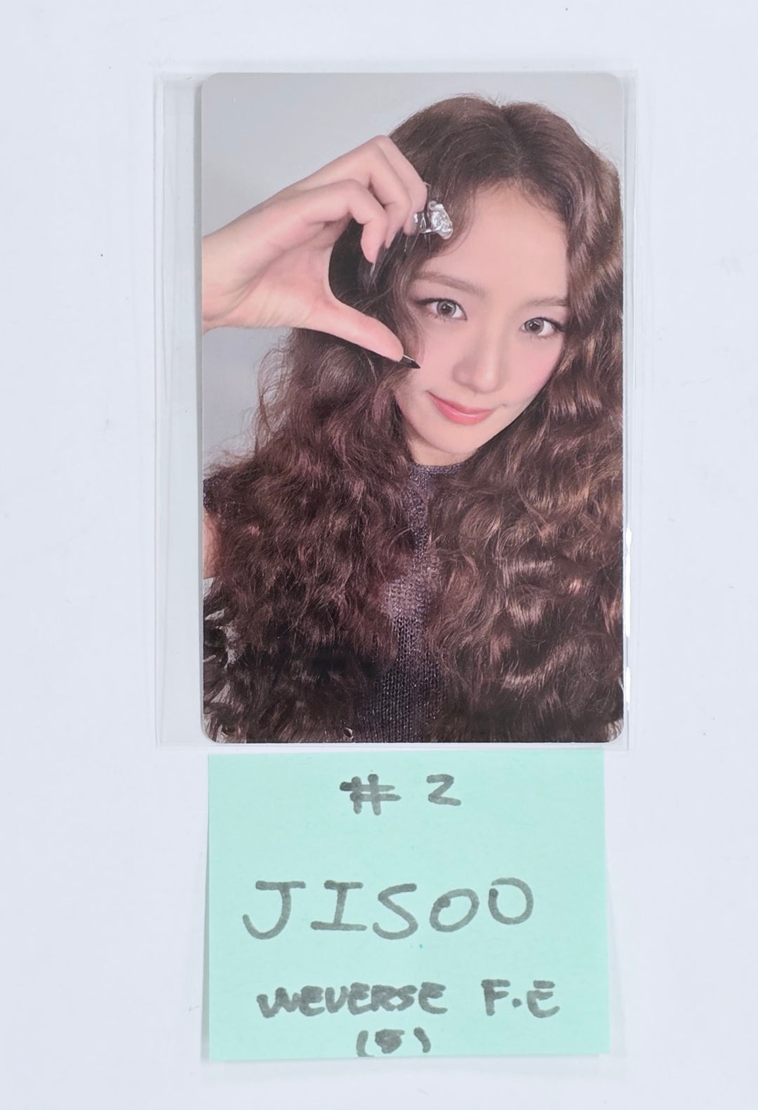 JISOO (Of Black Pink) "AMORTAGE" - Weverse Shop Fansign Event Photocard [25.2.17]