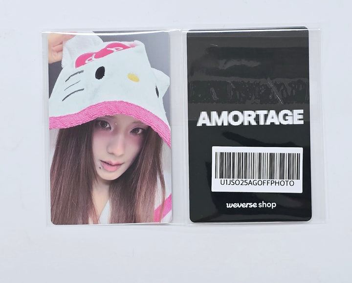 JISOO (Of Black Pink) "AMORTAGE" - Weverse Shop Fansign Event Photocard [25.2.17]