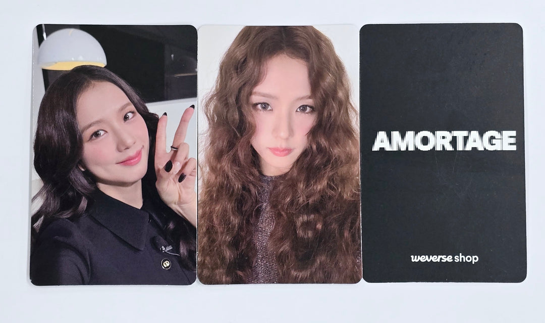 JISOO (Of Black Pink) "AMORTAGE" - Weverse Shop Pre-Order Benefit Photocard (Restocked) [25.2.17]