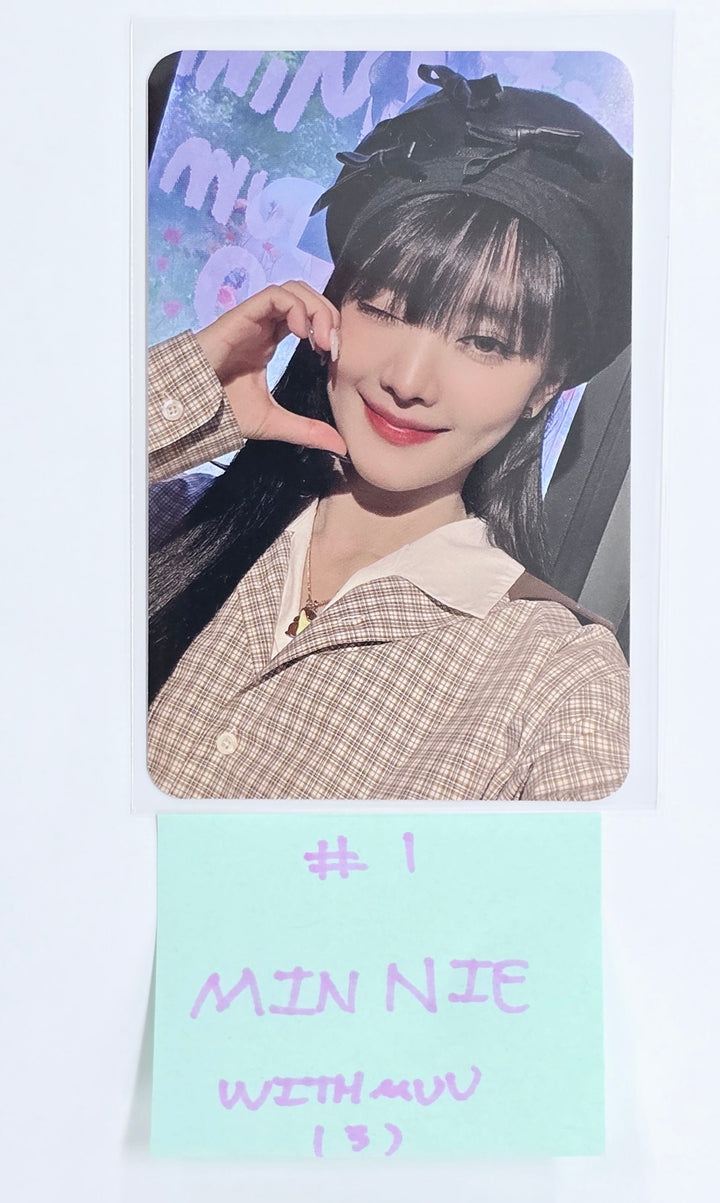 Minnie (of (G)I-DLE) "Her" - Withmuu Fansign Event Photocard [25.2.17]