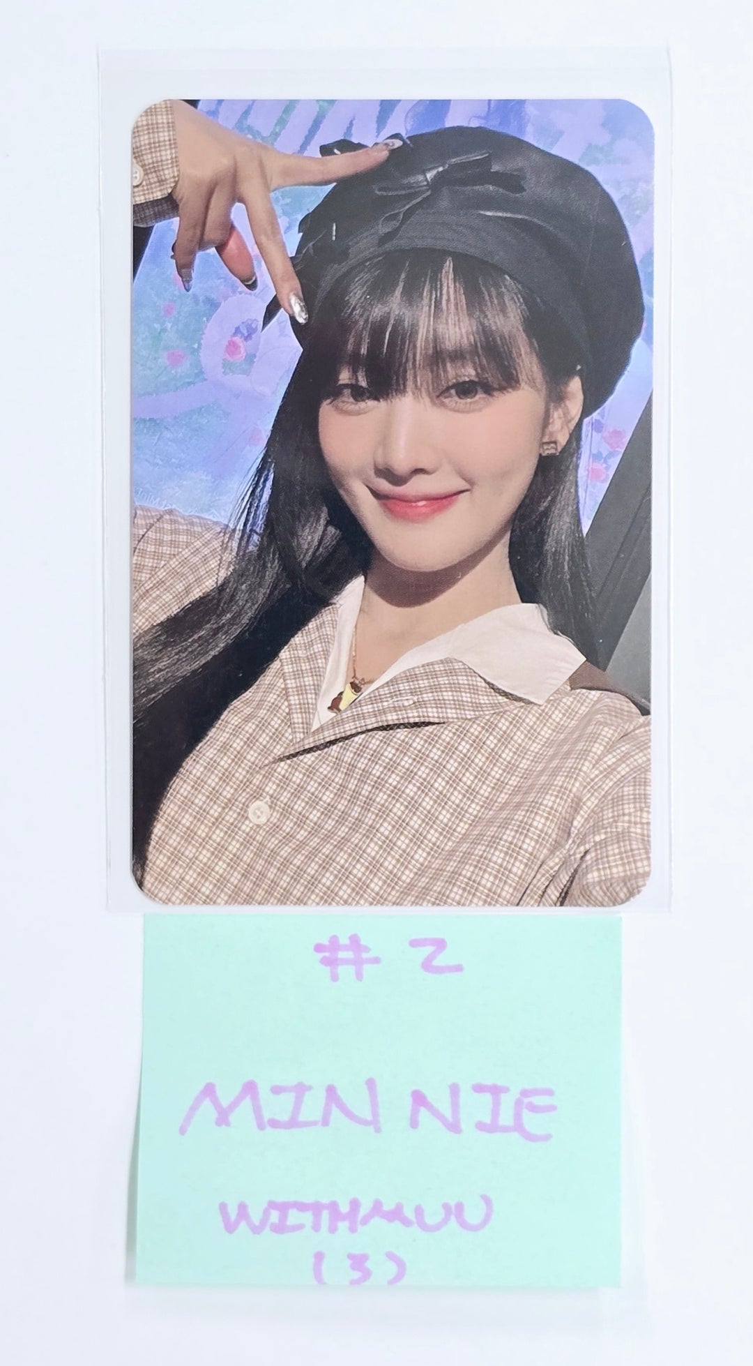 Minnie (of (G)I-DLE) "Her" - Withmuu Fansign Event Photocard [25.2.17]