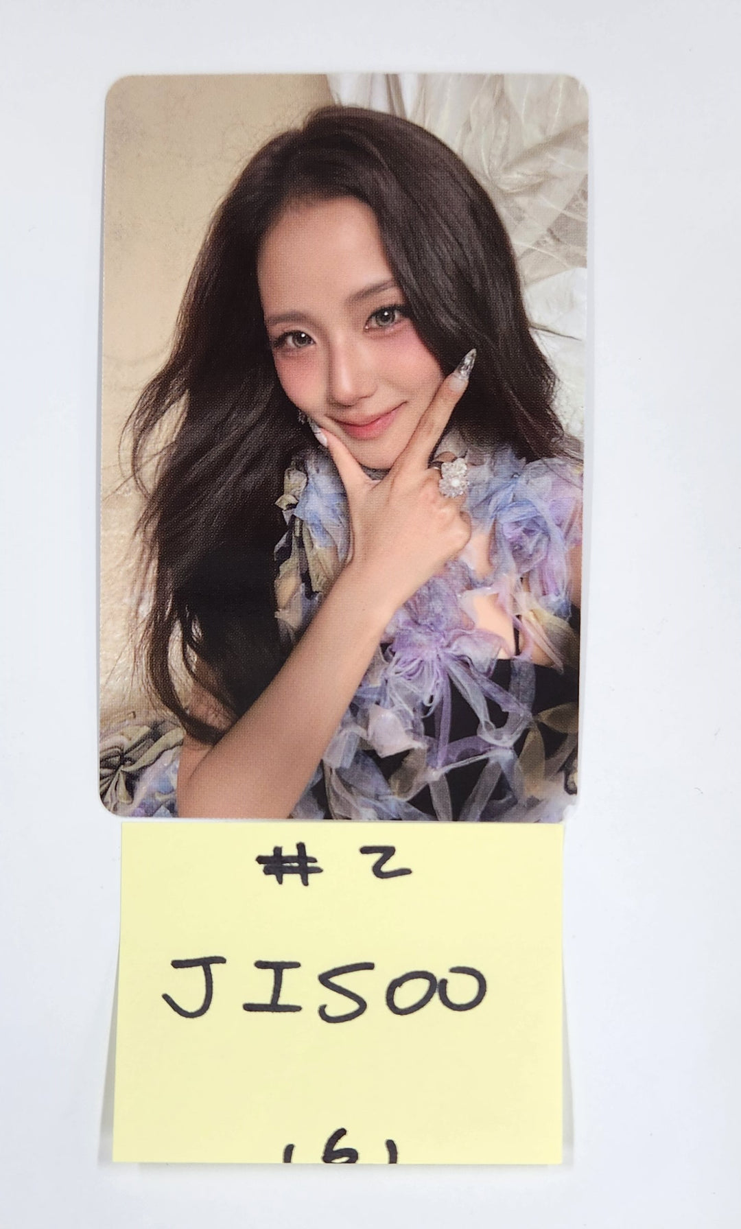 JISOO (Of Black Pink) "AMORTAGE" - Official Photocard, Polaroid [25.2.17]