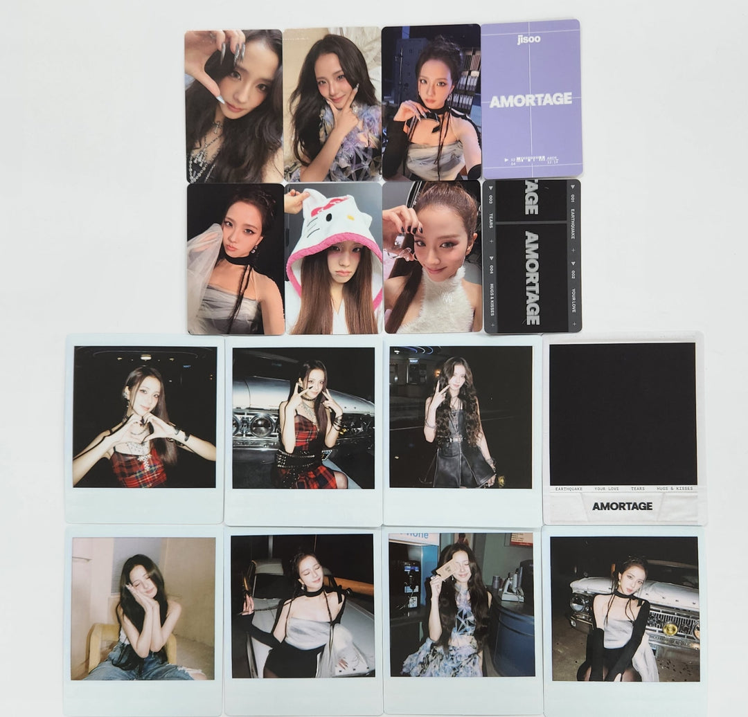 JISOO (Of Black Pink) "AMORTAGE" - Official Photocard, Polaroid [25.2.17]
