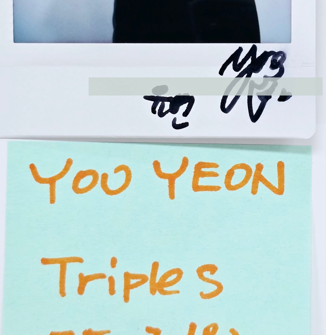 Yooyeon (Of Triples) - Hand Autographed(Signed) Polaroid [25.2.18]