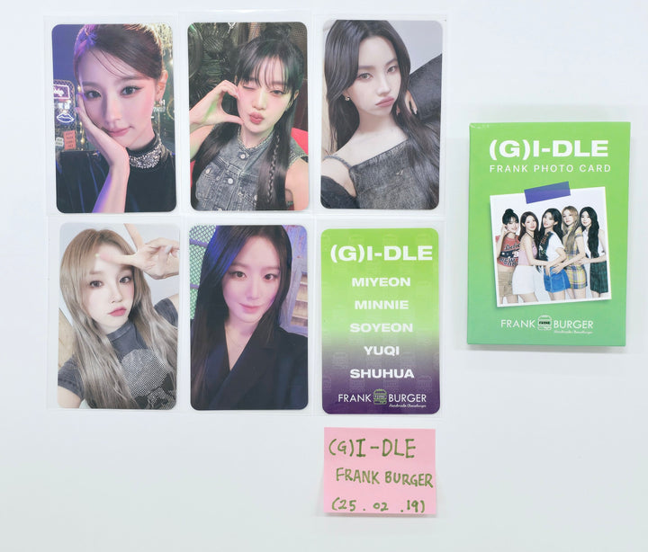 (G)I-DLE - Frank Burger Event Photocards Set (6EA) [25.2.20]