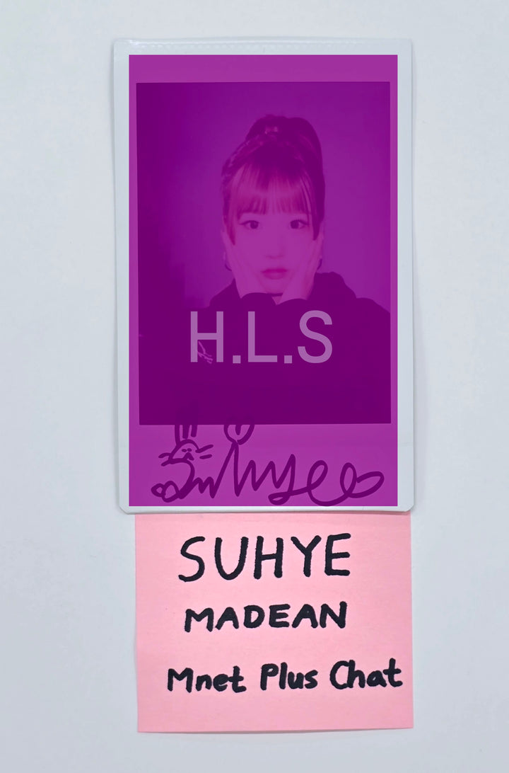 SUHYE (Of MADEIN) "Madein Forever" - Hand Autographed(Signed) Polaroid [25.2.19]