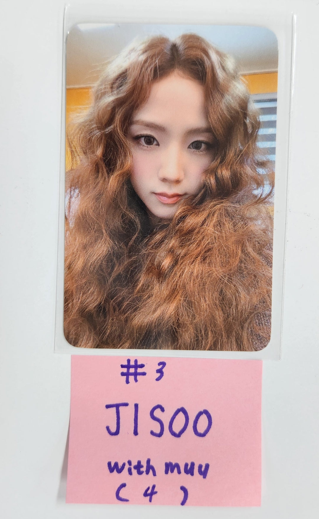 JISOO (Of Black Pink) "AMORTAGE" - Withmuu Pre-Order Benefit Photocard [APP Ver.] [25.2.19]