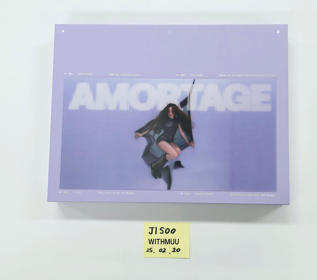 JISOO (Of Black Pink) "AMORTAGE" - Hand Autographed(Signed) Album [25.2.20]