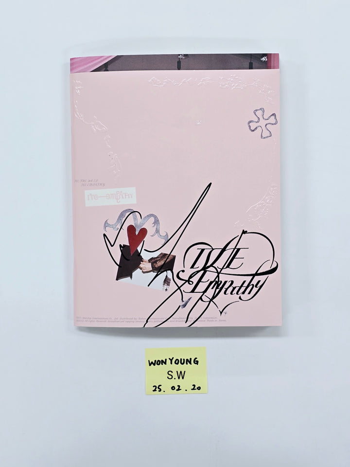 Wonyoung (Of IVE) "EMPATHY " - Hand Autographed(Signed) Album [25.2.12] - Must Read !