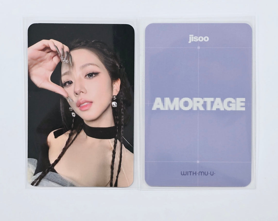 JISOO (Of Black Pink) "AMORTAGE" - Withmuu Fansign Event Photocard [25.2.20]