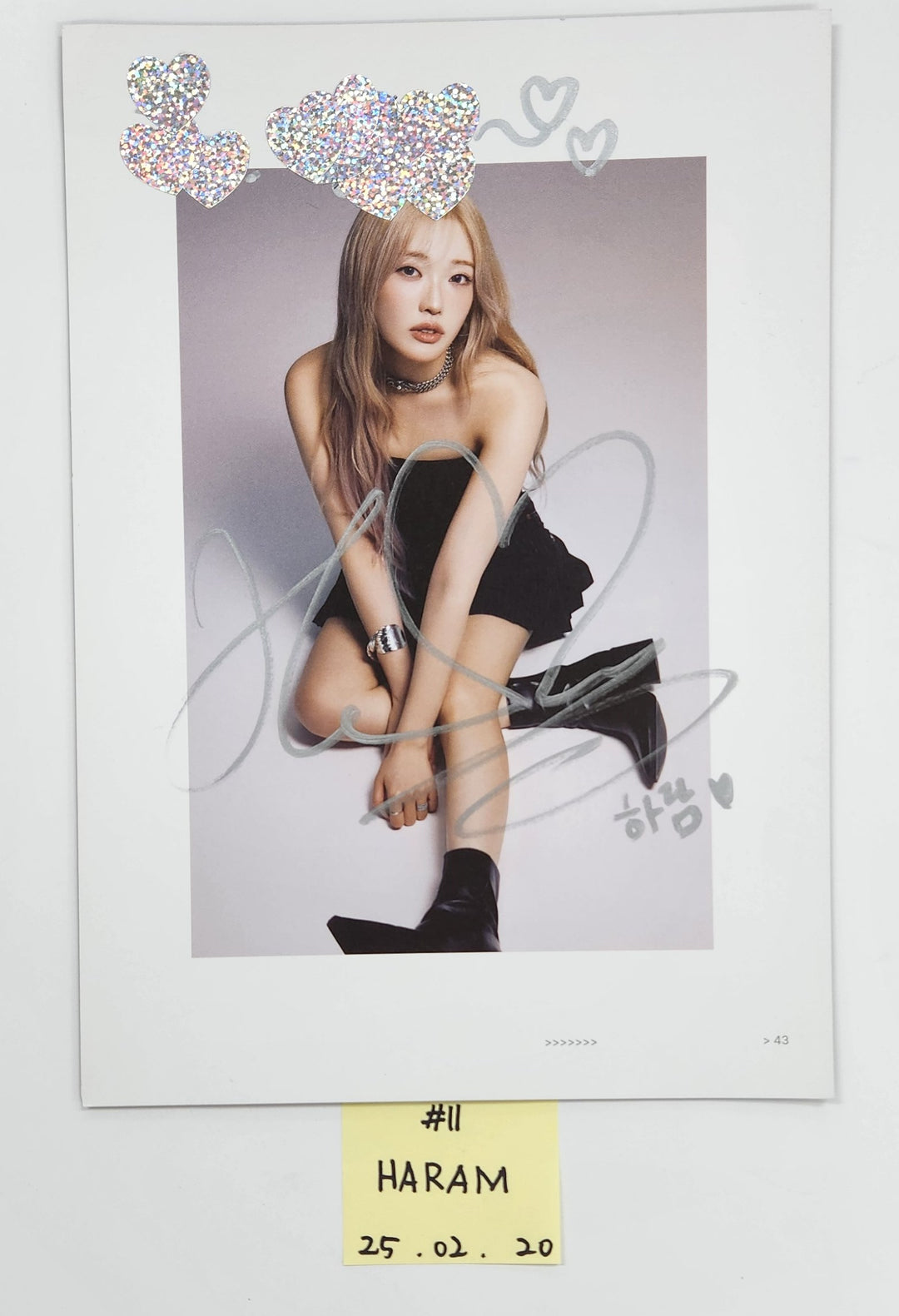 Billlie "Of All Have Lost" - A Cut Page From Fansign Event Album [25.2.20]