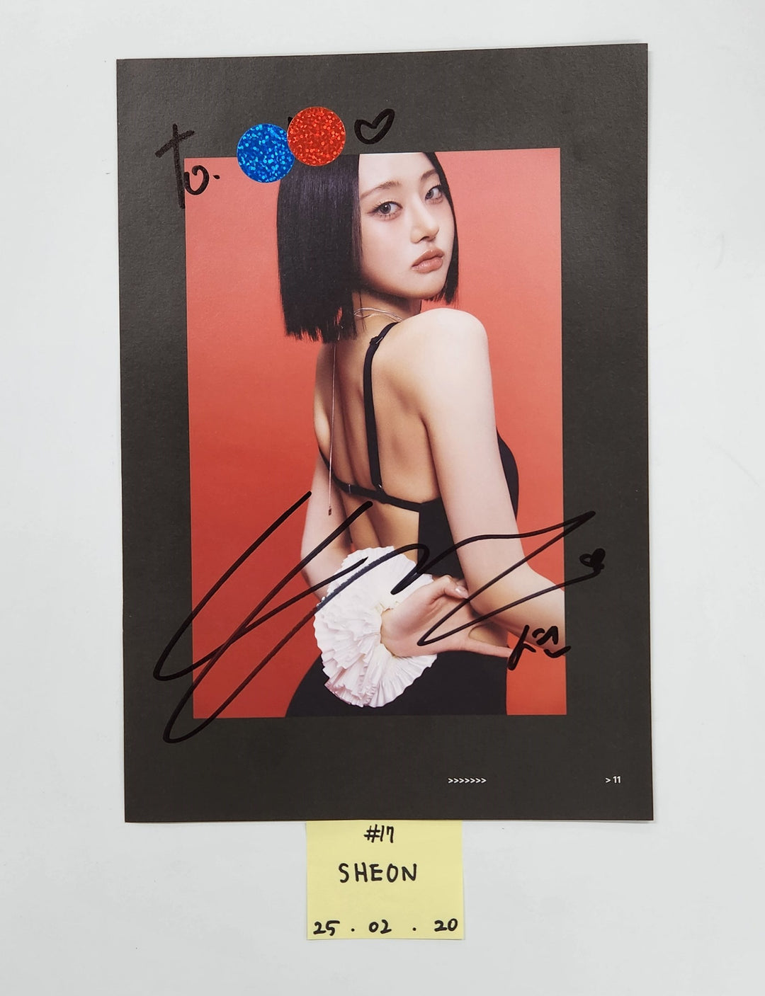 Billlie "Of All Have Lost" - A Cut Page From Fansign Event Album [25.2.20]