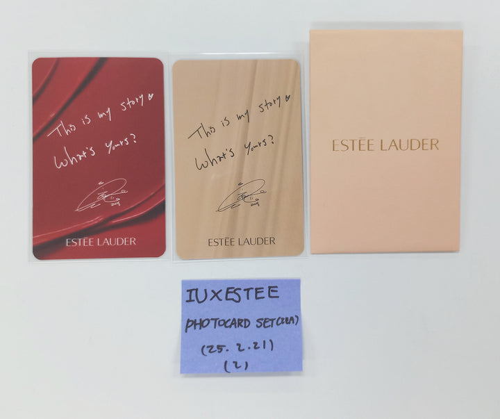 IU X ESTEE LAUDER - Event Photocards Set (2EA) [25.2.21]