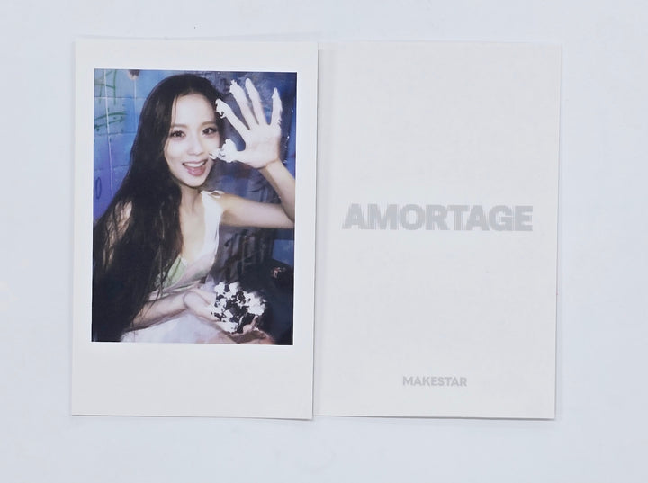 JISOO (Of Black Pink) "AMORTAGE" - Makestar Pre-Order Benefit Photocard [25.2.24]