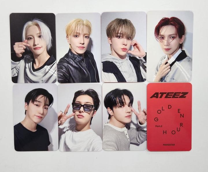 Ateez "GOLDEN HOUR : Part.2" - Makestar Fansign Event Photocard Round 5 [Poca Ver.] [25.2.24]