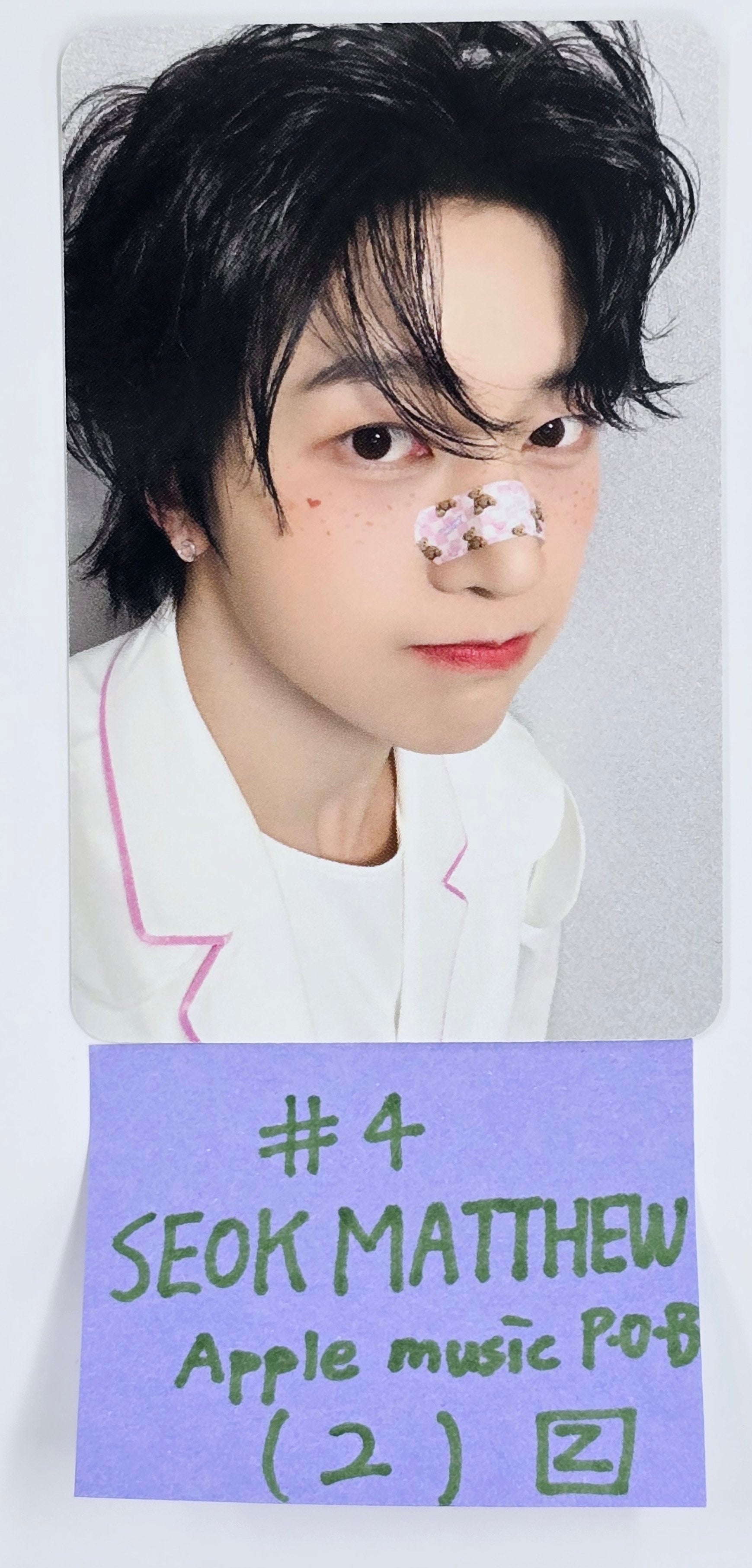 ONEUS - 8TH MINI ALBUM MALUS PHOTO CARD APPLEMUSIC LUCKY