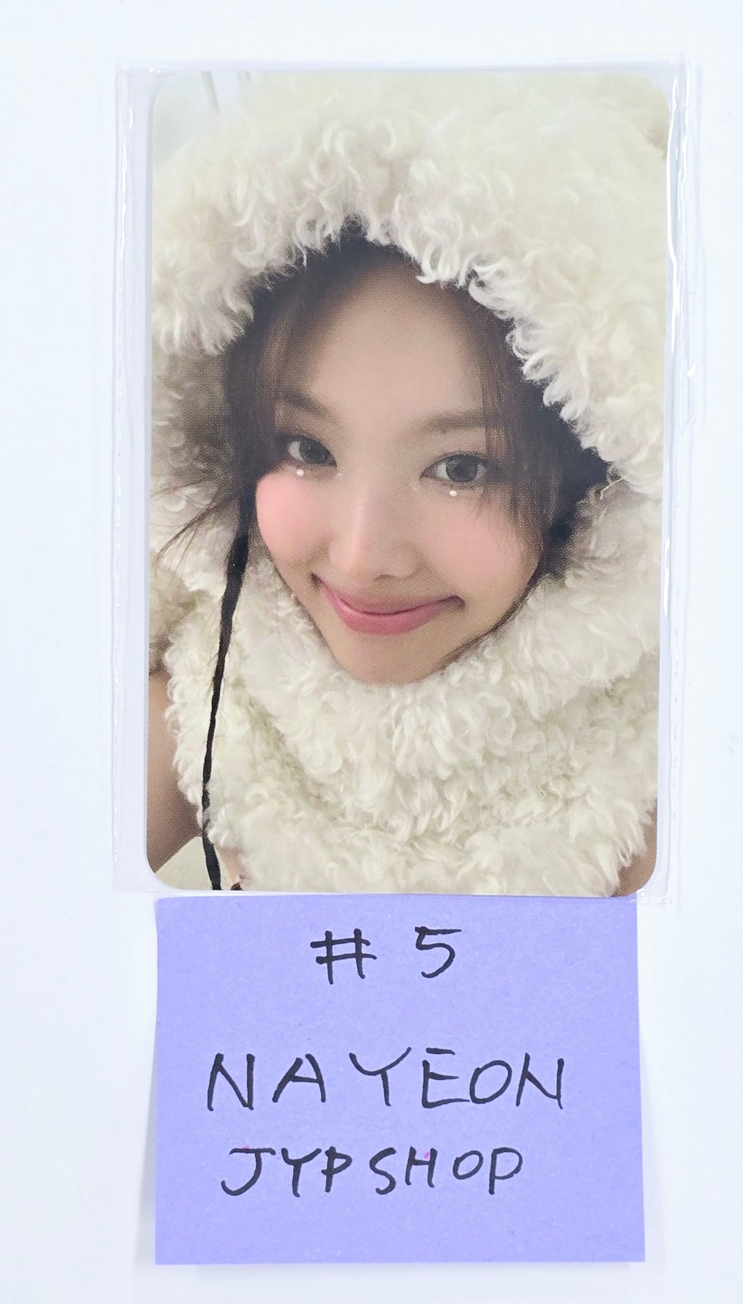 Nayeon (Of Twice) "Yes, I am Nayeon" - Photobook JYP Shop Pre-Order Benefit Photocard [25.2.26]