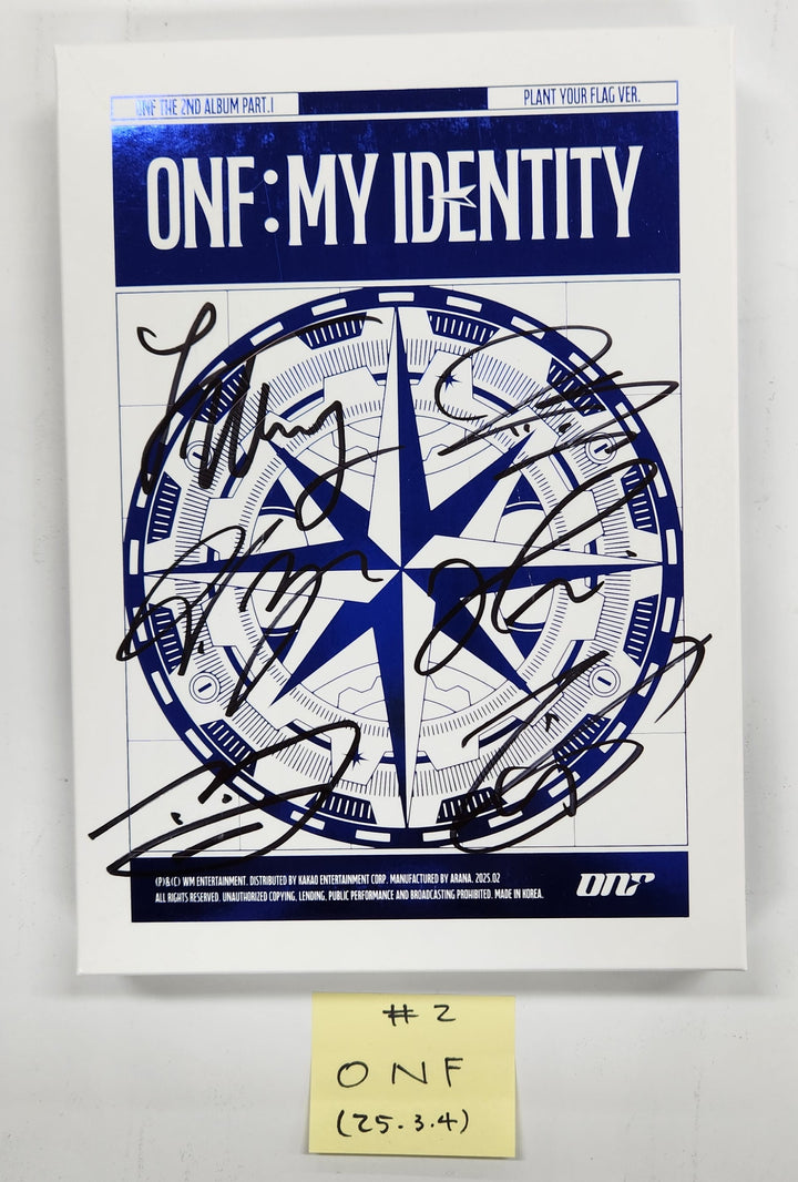 ONF "ONF:MY IDENTITY" - Hand Autographed(Signed) Promo Album [25.3.4]