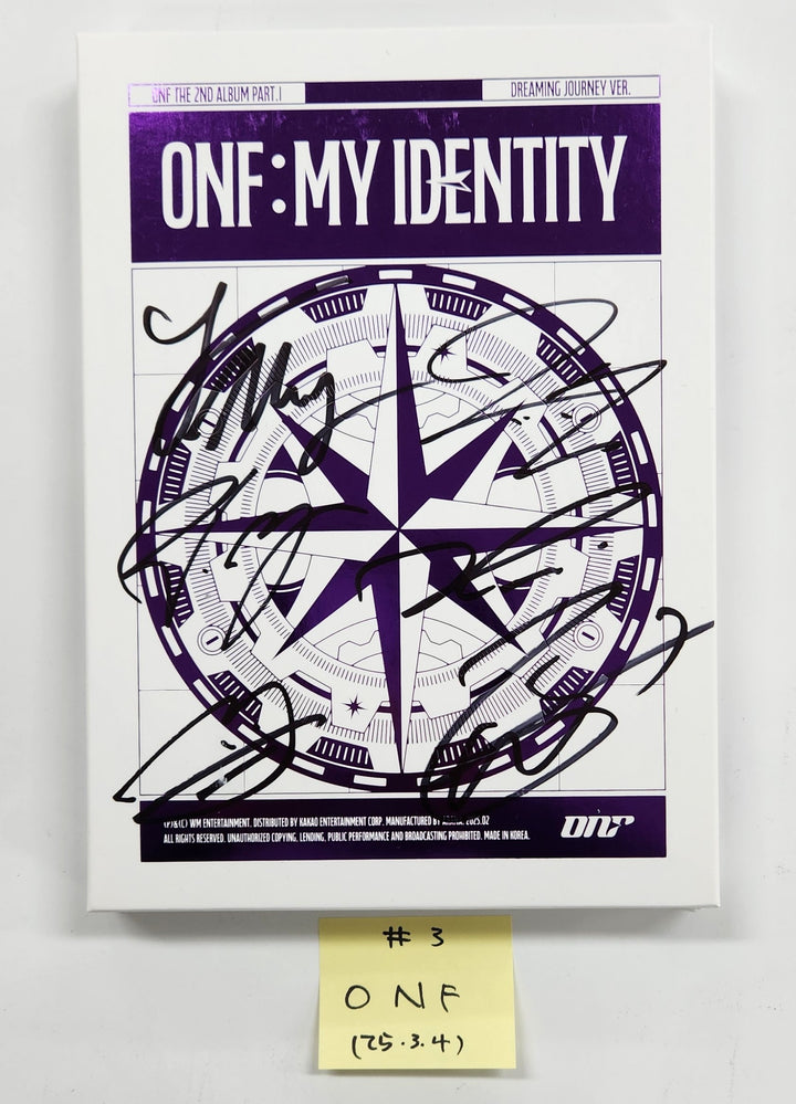 ONF "ONF:MY IDENTITY" - Hand Autographed(Signed) Promo Album [25.3.4]