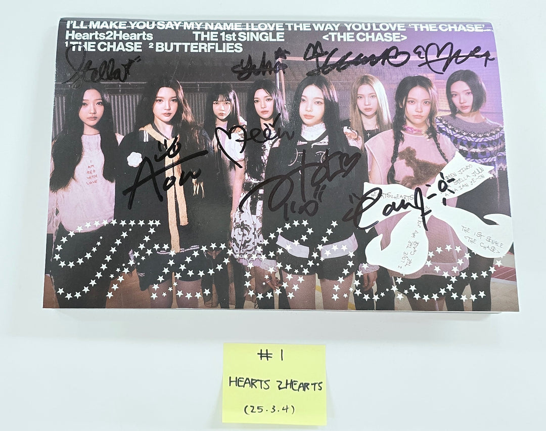 Hearts2Hearts "The Chase" - Hand Autographed(Signed) Promo Album [25.3.4]