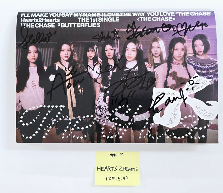 Hearts2Hearts "The Chase" - Hand Autographed(Signed) Promo Album [25.3.4]