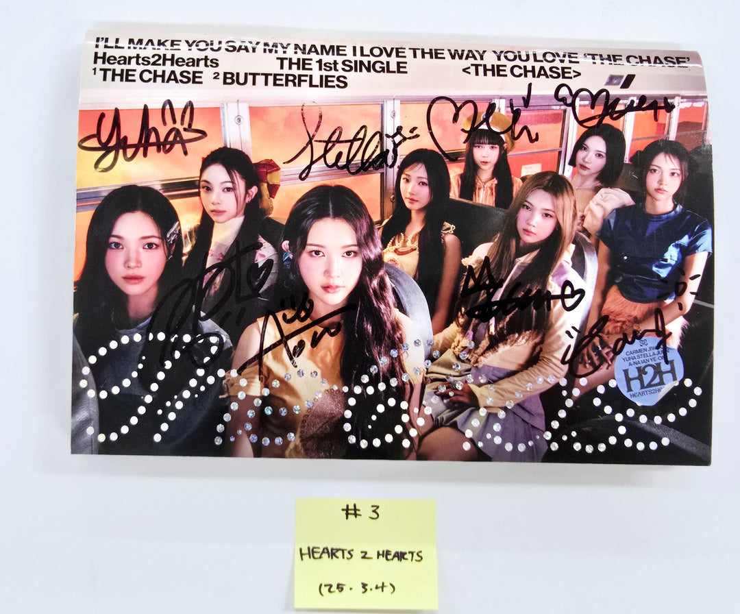 Hearts2Hearts "The Chase" - Hand Autographed(Signed) Promo Album [25.3.4]