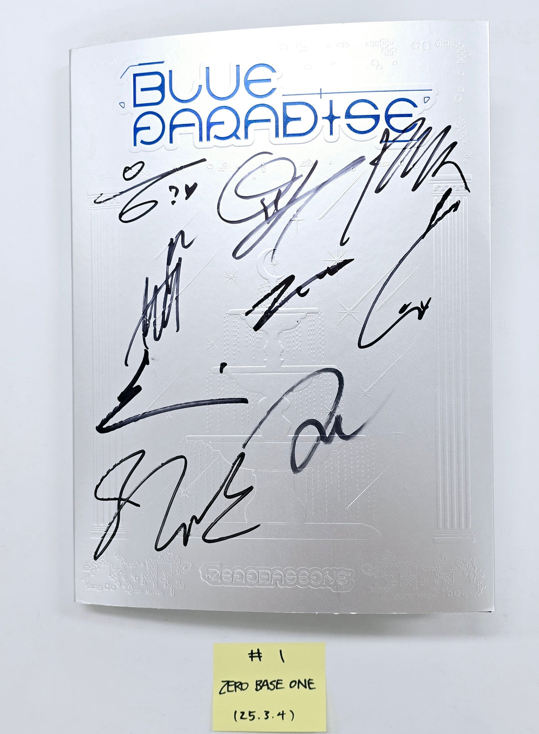 ZEROBASEONE "BLUE PARADISE" - Hand Autographed(Signed) Promo Album [25.3.4]