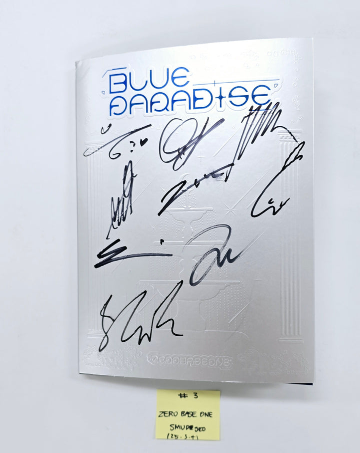 ZEROBASEONE "BLUE PARADISE" - Hand Autographed(Signed) Promo Album [25.3.4]