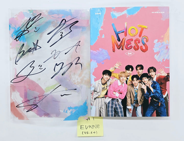 Evnne “Hot Mess” - Hand Autographed(Signed) Promo Album [25.3.4]