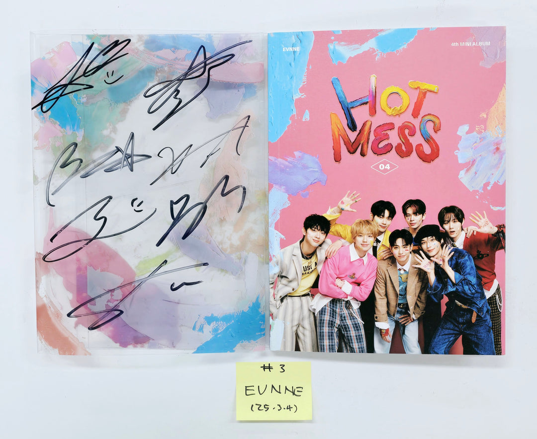 Evnne “Hot Mess” - Hand Autographed(Signed) Promo Album [25.3.4]