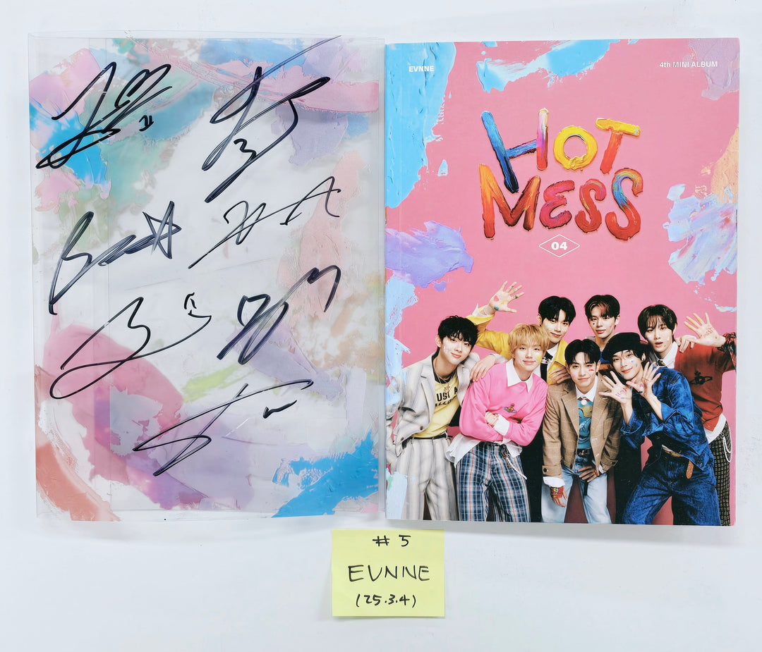 Evnne “Hot Mess” - Hand Autographed(Signed) Promo Album [25.3.4]