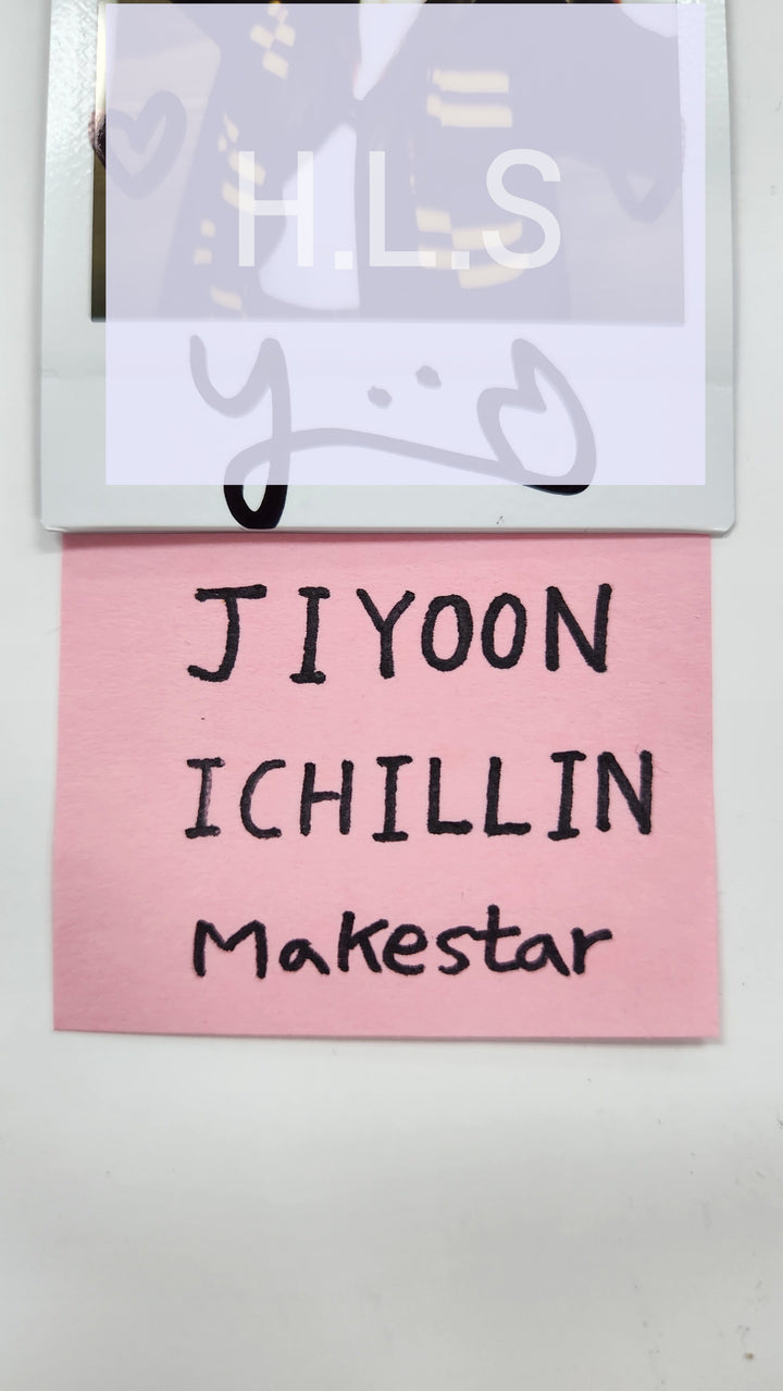 Jiyoon (Of ICHILLIN) "CHILLIN' OFFICE" 2025 SEASON'S GREETINGS - Hand Autographed(Signed) Polaroid [25.3.7]