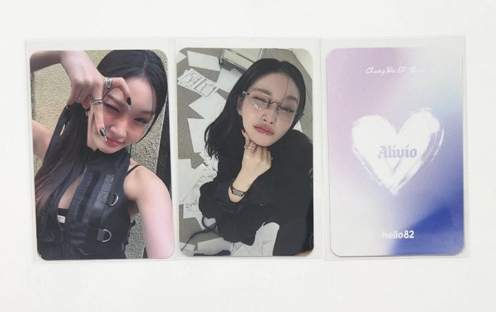 Chung Ha "Alivio" - Hello82 Signing Album Event Photocard [25.3.7]