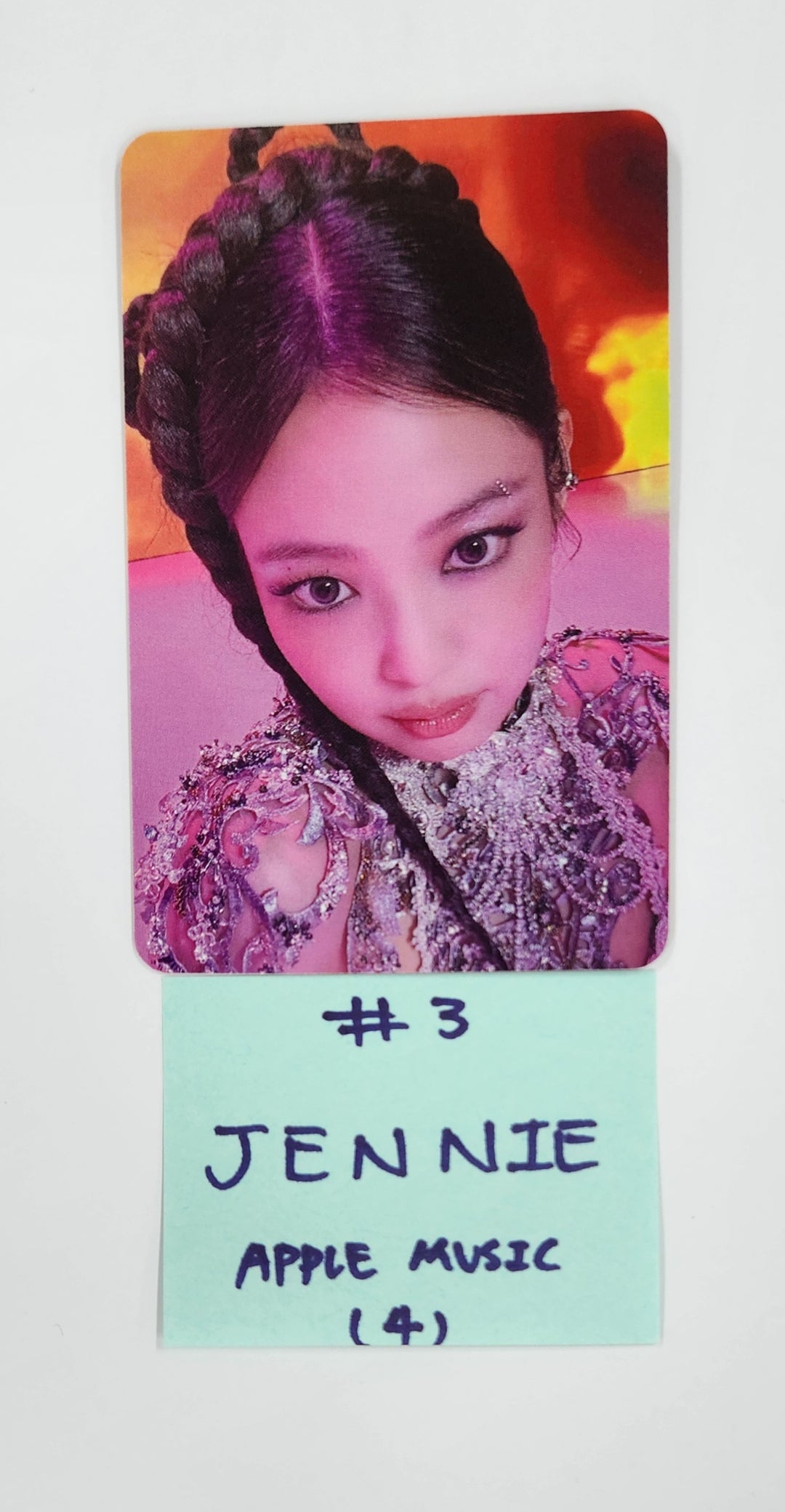 Jennie (Of Black Pink) "Mantra" - Apple Music Pre-Order Benefit Photocard [25.3.11]