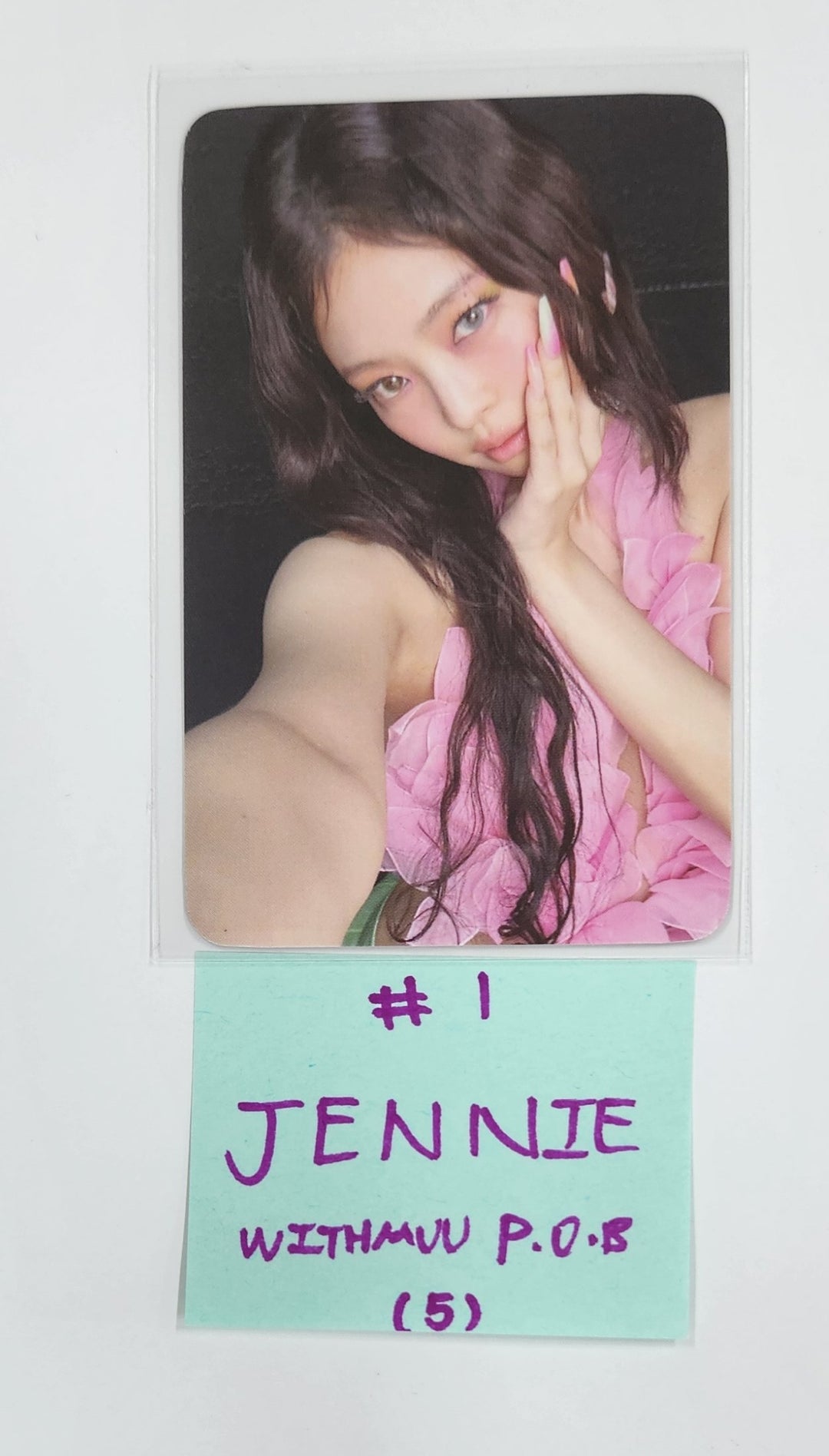 Jennie (Of Black Pink) "Mantra" - Withmuu Pre-Order Benefit Photocard [25.3.11]