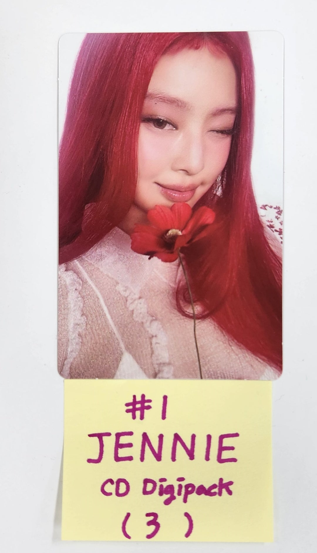 Jennie (Of Black Pink) "Mantra" - Official Photocard [CD Digipack.] [25.3.12]