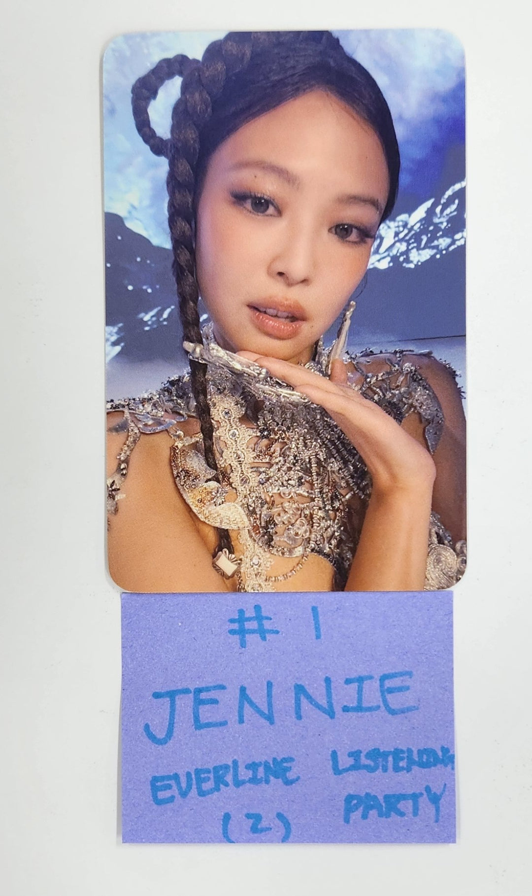 Jennie (Of Black Pink) "Mantra" - Everline Listening Party Event Photocard [25.3.12]