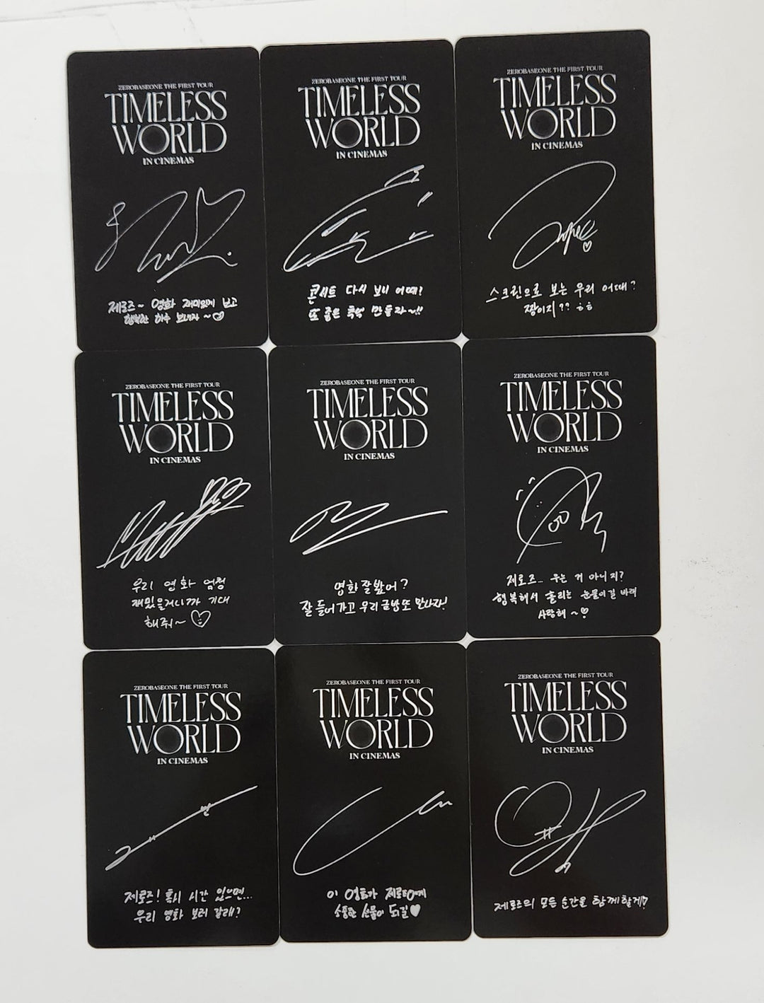 ZEROBASEONE(ZB1) THE FIRST TOUR [TIMELESS WORLD] IN CINEMAS - CGV Event Photocard [25.3.12] - Must Read!