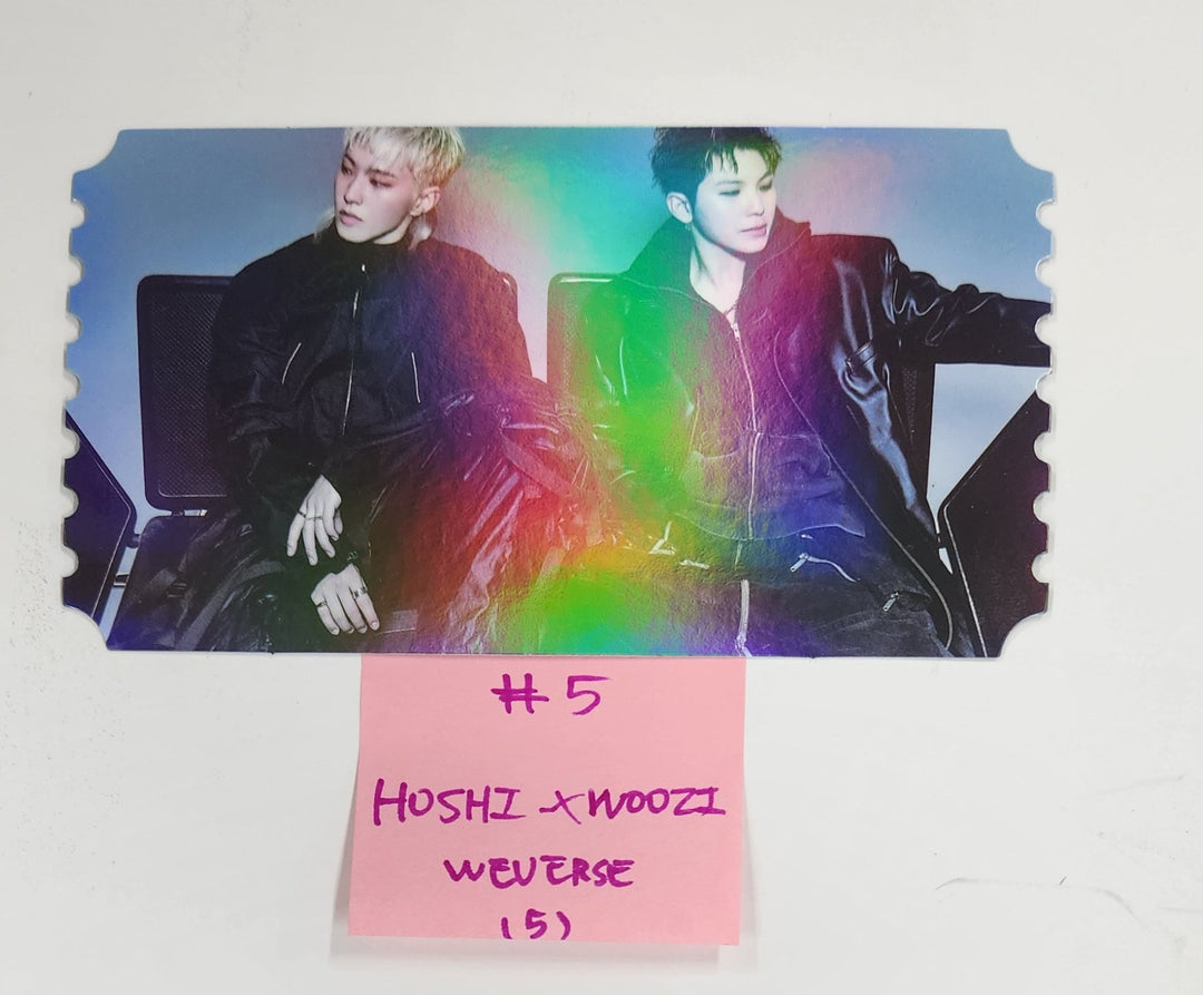 Hoshi x Woozi (Of SEVENTEEN) "BEAM" - Weverse Shop Fan-Party Event Photocard [25.3.13]