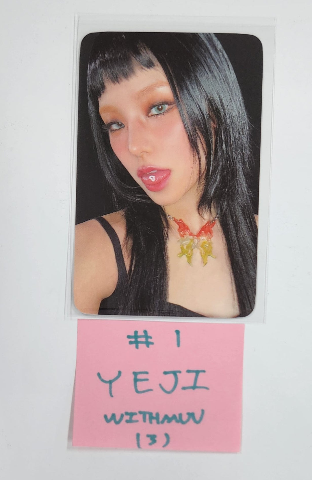 YEJI (Of ITZY) "Air" - Withmuu Pre-Order Benefit Photocard [25.3.13]