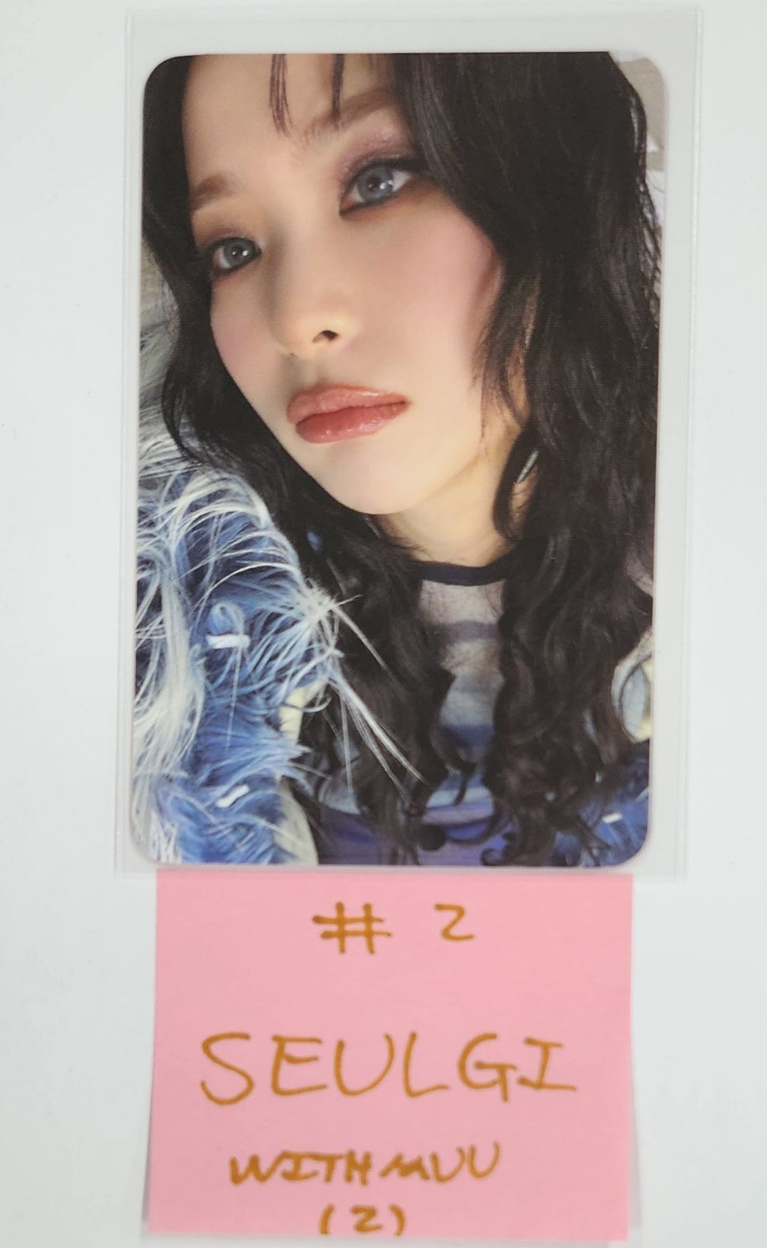 SEULGI (Of Red velvet) "Accidentally On Purpose" - Withmuu Pre-Order Benefit Photocard [25.3.13]