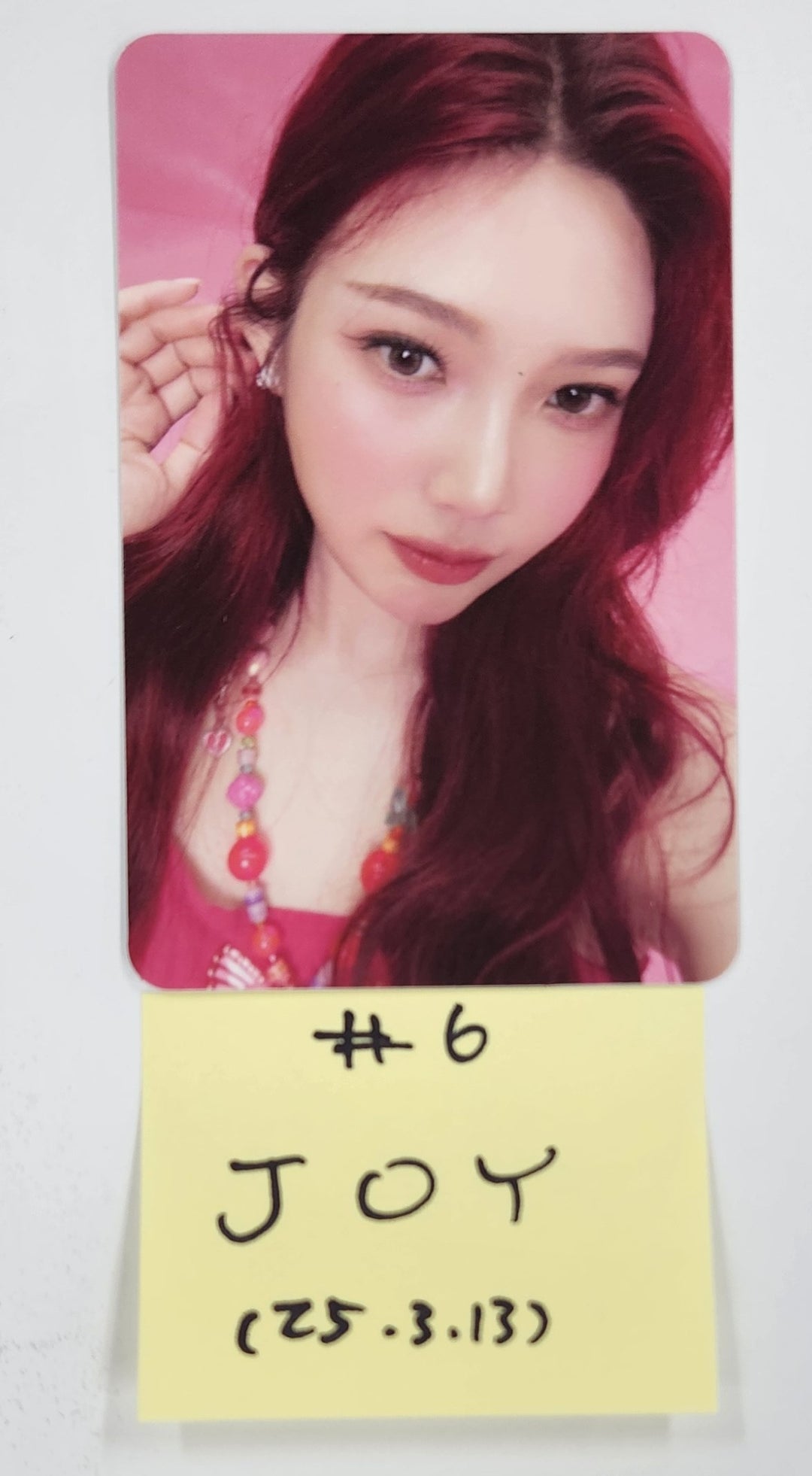 Red velvet SMTOWN LIVE 2025 - FORTUNE SCRATCH Official Photocard [25.3.13]