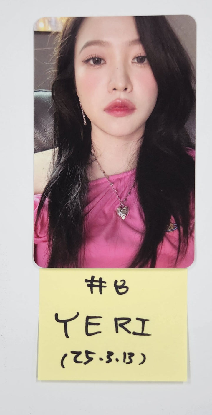 Red velvet SMTOWN LIVE 2025 - FORTUNE SCRATCH Official Photocard [25.3.13]